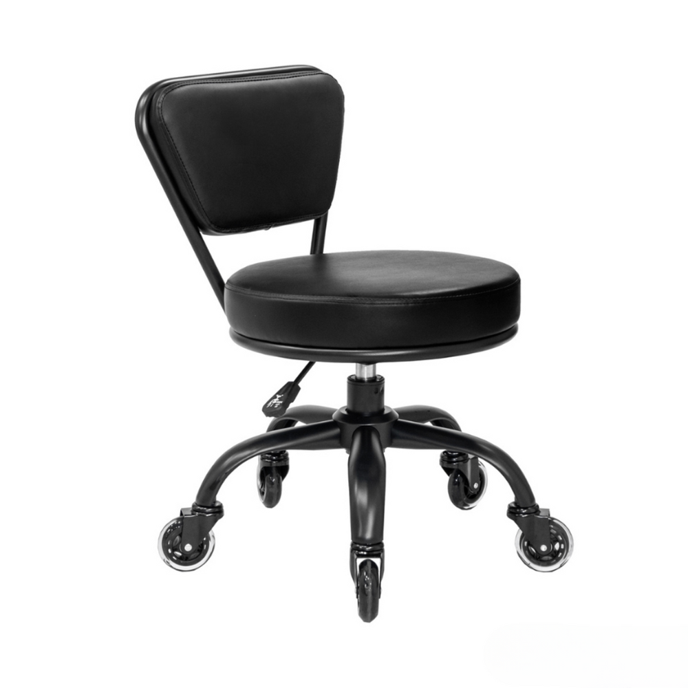 Dayton Rolling Stools With Roller Blades Wheels