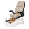 Pleroma II White Pedicure Chair