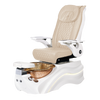 Pleroma II White Pedicure Chair