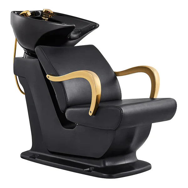 Beckman Gold Shampoo Chair with Adjustable Seat
