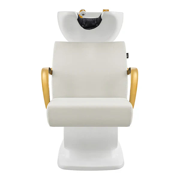 Beckman Gold Shampoo Chair with Adjustable Seat