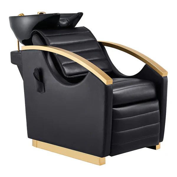 Bella V Gold Reclining Salon Shampoo Massage Chairs