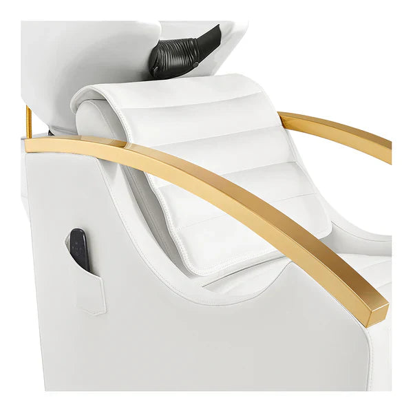 Bella V Gold Reclining Salon Shampoo Massage Chairs