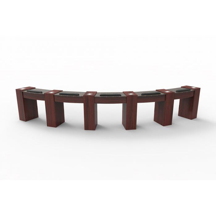 Classic Eclipse Manicure Table is a must-have for any salon and spa. Make sure your customers receive the best services by equipping your business with the finest manicure tables in the beauty industry. Our popular Classic manicure tables are designed for salons that want functionality with luxury. This is a custom made order and do give us about 3 to 5 weeks.