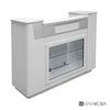 Sonoma Glass Display Reception Desk