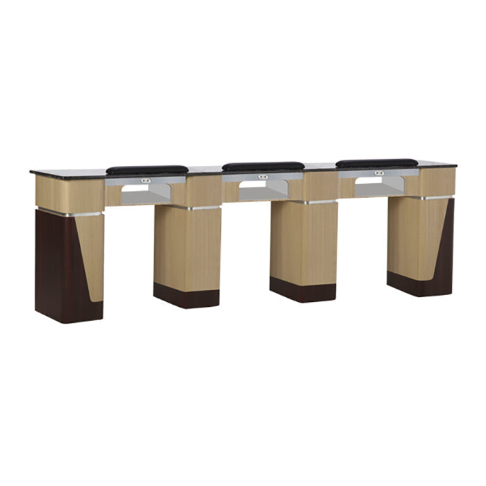 T-0639G Triple Nail Table