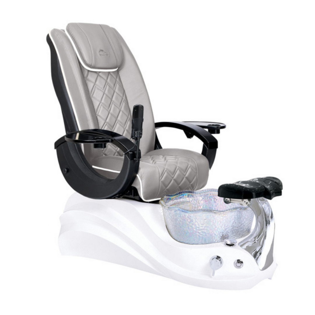Crane White Pedicure Chair