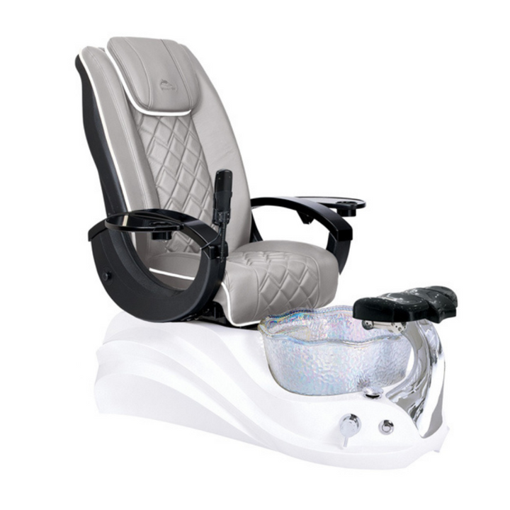 Crane White Pedicure Chair