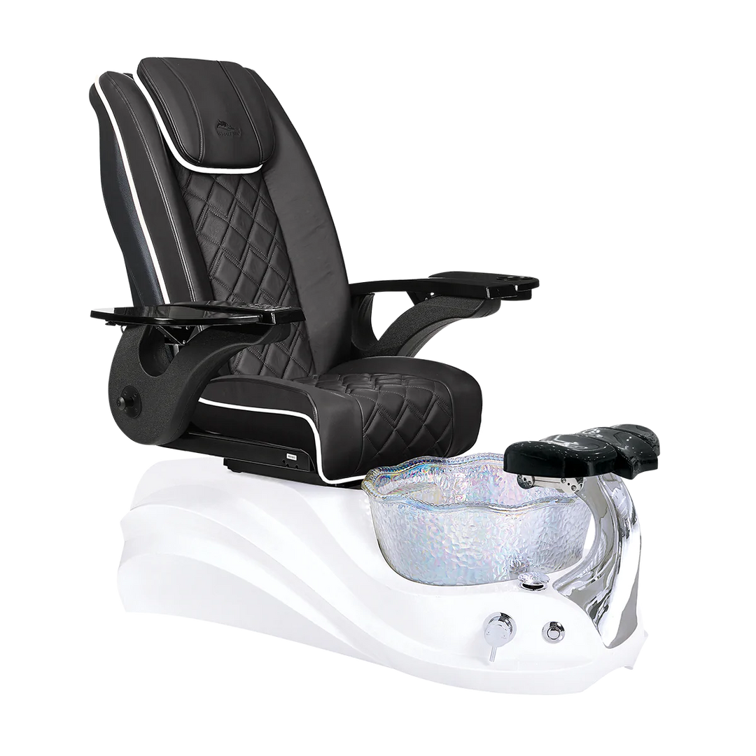 Crane White Pedicure Chair