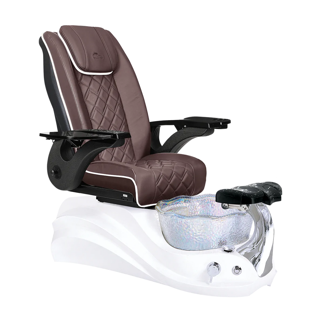 Crane White Pedicure Chair