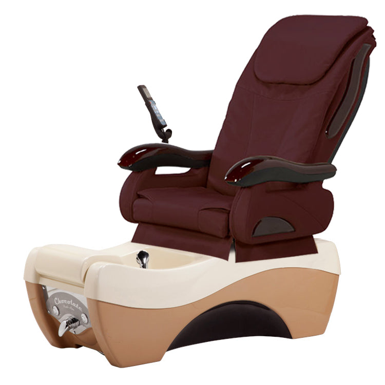 Chocolate 777 Almond Cappuccino Pedicure Chair