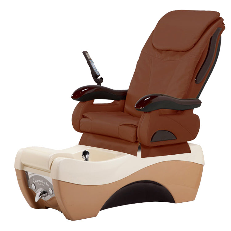 Chocolate 777 Almond Cappuccino Pedicure Chair