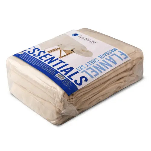 Essentials™ Massage Table Flannel Sheet Set