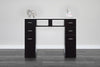 White Granite Top Nail Table