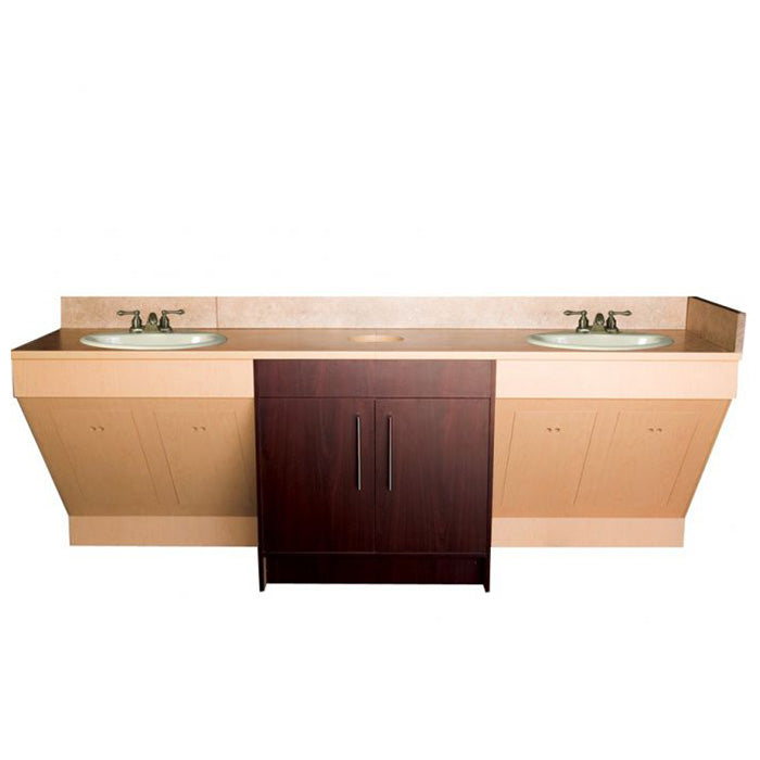 Contemporary Double Sink Cabinet