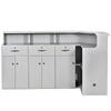 Valencia LED Reception Desk - Combination