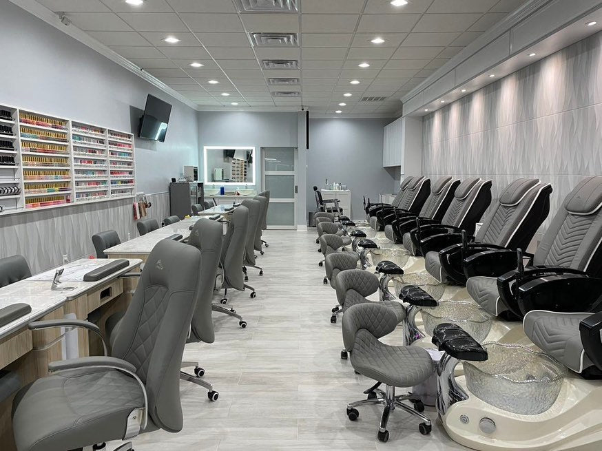 Crane White Pedicure Chair