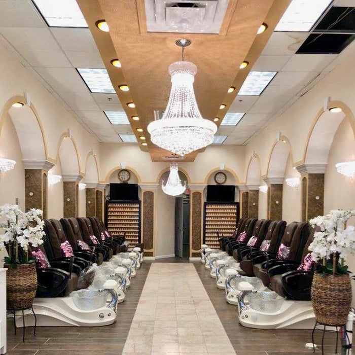 Crane White Pedicure Chair