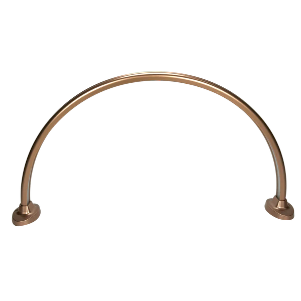 A flexible professional salon manicure lamp with a foldable rotating arm illuminated over a clean nail station.