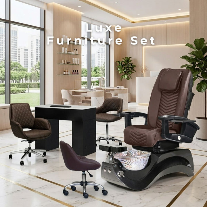 Alden Crystal Pedicure Chair Package Deal