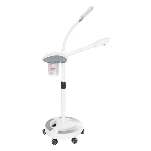 NanoMist Professional Facial Steamer with LED Magnifying Lamp & Aromatherapy