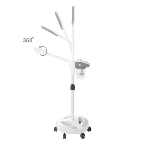 NanoMist Professional Facial Steamer with LED Magnifying Lamp & Aromatherapy