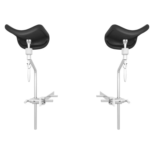 OB GYN Stirrups with Rails for Medical Exam Chairs and Procedure Tables