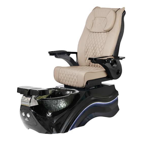 Pleroma II Black Pedicure Chair