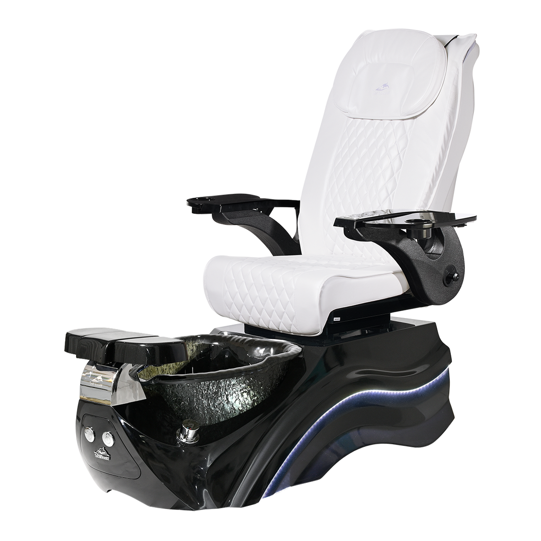 Pleroma II Black Pedicure Chair