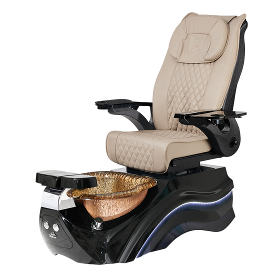 Pleroma II Black Pedicure Chair