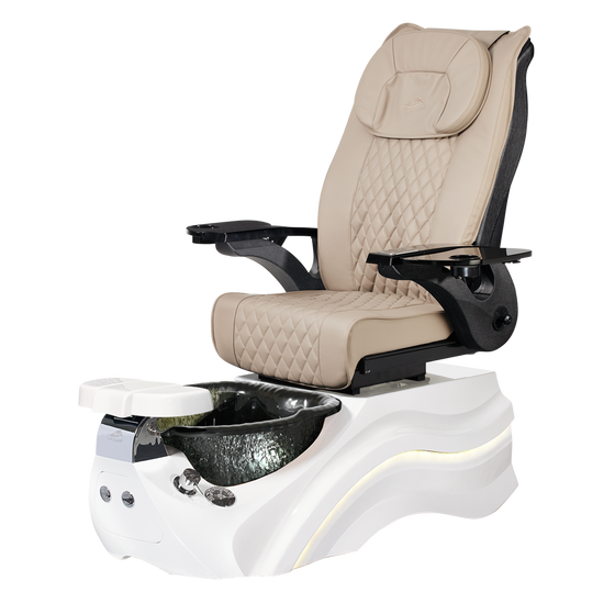 Pleroma II White Pedicure Chair
