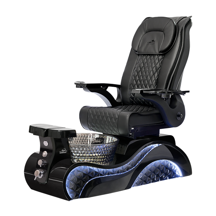 Lucent II Black Pedicure Chair