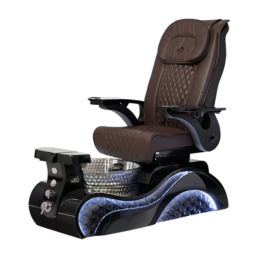 Lucent II Black Pedicure Chair