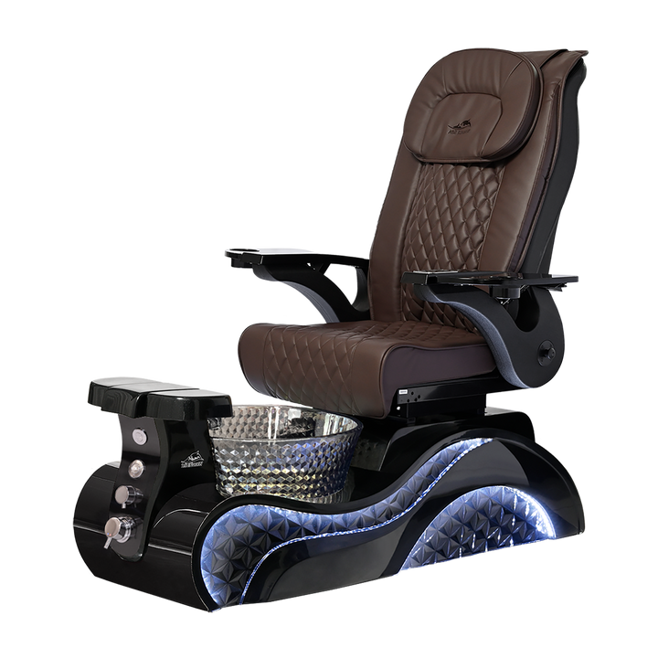 Lucent II Black Pedicure Chair