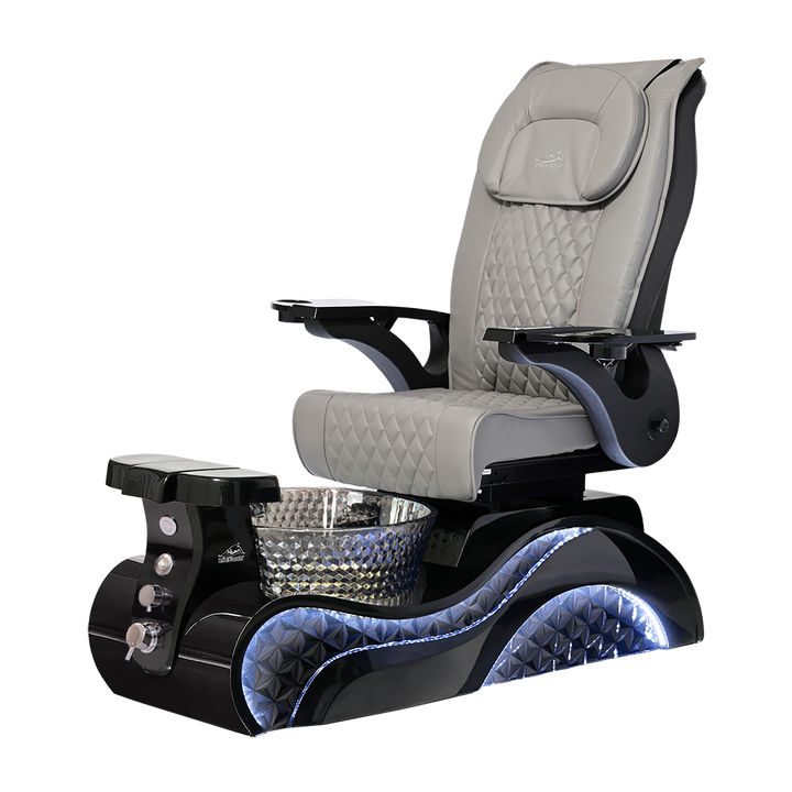 Lucent II Black Pedicure Chair