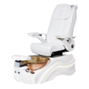Pleroma II White Pedicure Chair