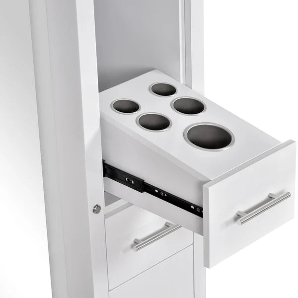 Adonis Double LED Lighted Salon Station