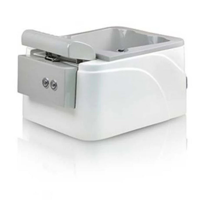 Taizen Portable Pedicure Spa unit with locking wheels, adjustable footrest, and ANS Liner Jet for no-plumbing salon services.