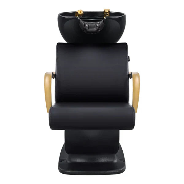 Beckman Gold Shampoo Chair with Adjustable Seat