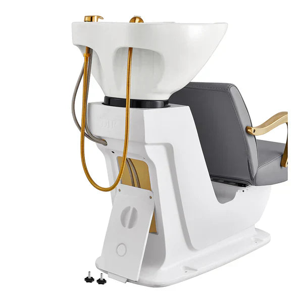 Beckman Gold Shampoo Chair with Adjustable Seat