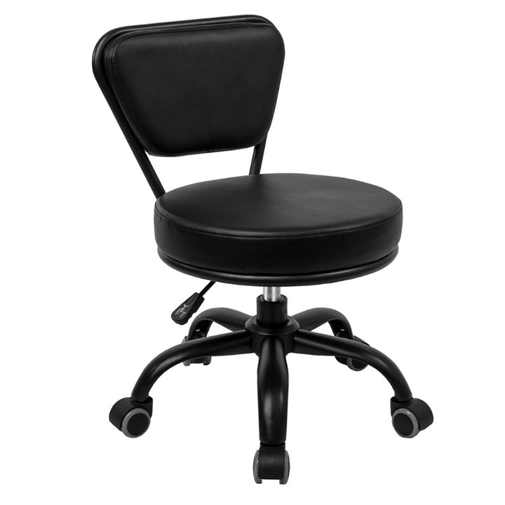 DAYTON ROLLING STOOLS WITH ROLLER BLADES WHEELS