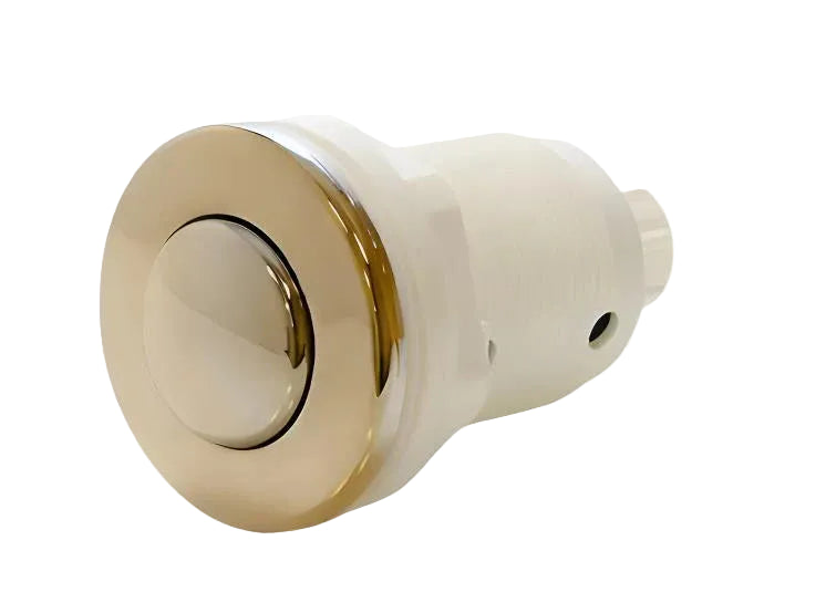Champagne gold air switch on off push button for salon spa jet control.