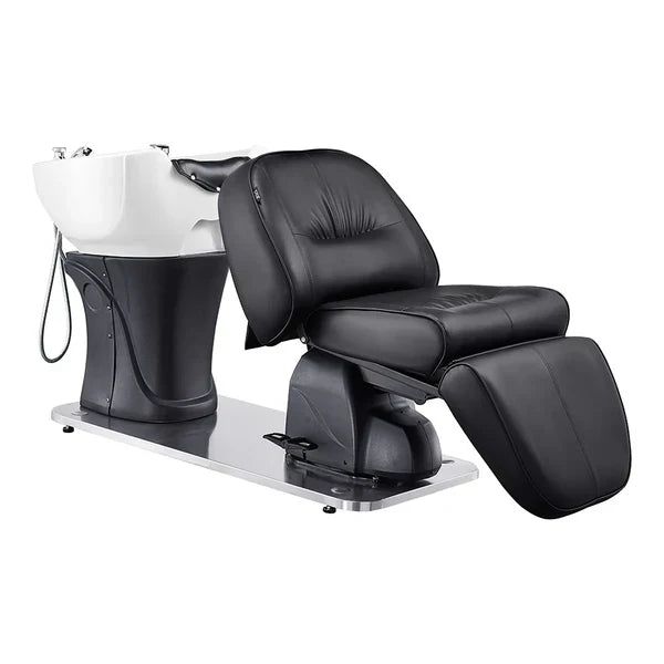 Maximus Spa Salon Reclining Shampoo Bed with Rotating Seat