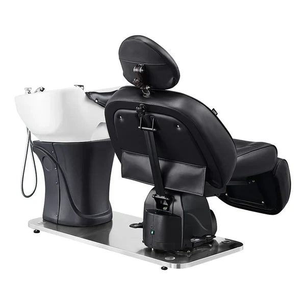 Maximus Spa Salon Reclining Shampoo Bed with Rotating Seat