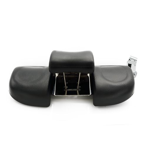 Empress LX and LE complete pedicure footrest set with three plush cushions and integrated shower sprayer