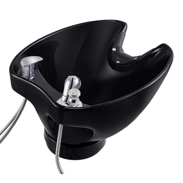Ceramic Salon Shampoo Bowl Sink - Vacuum Breaker
