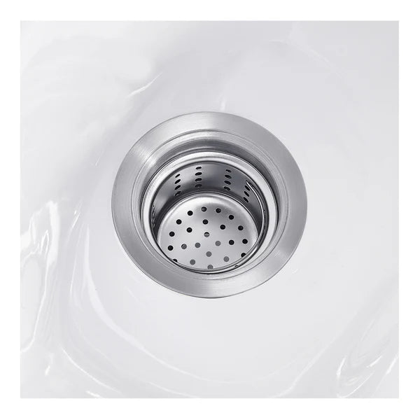 Ceramic Salon Shampoo Bowl Sink - Vacuum Breaker