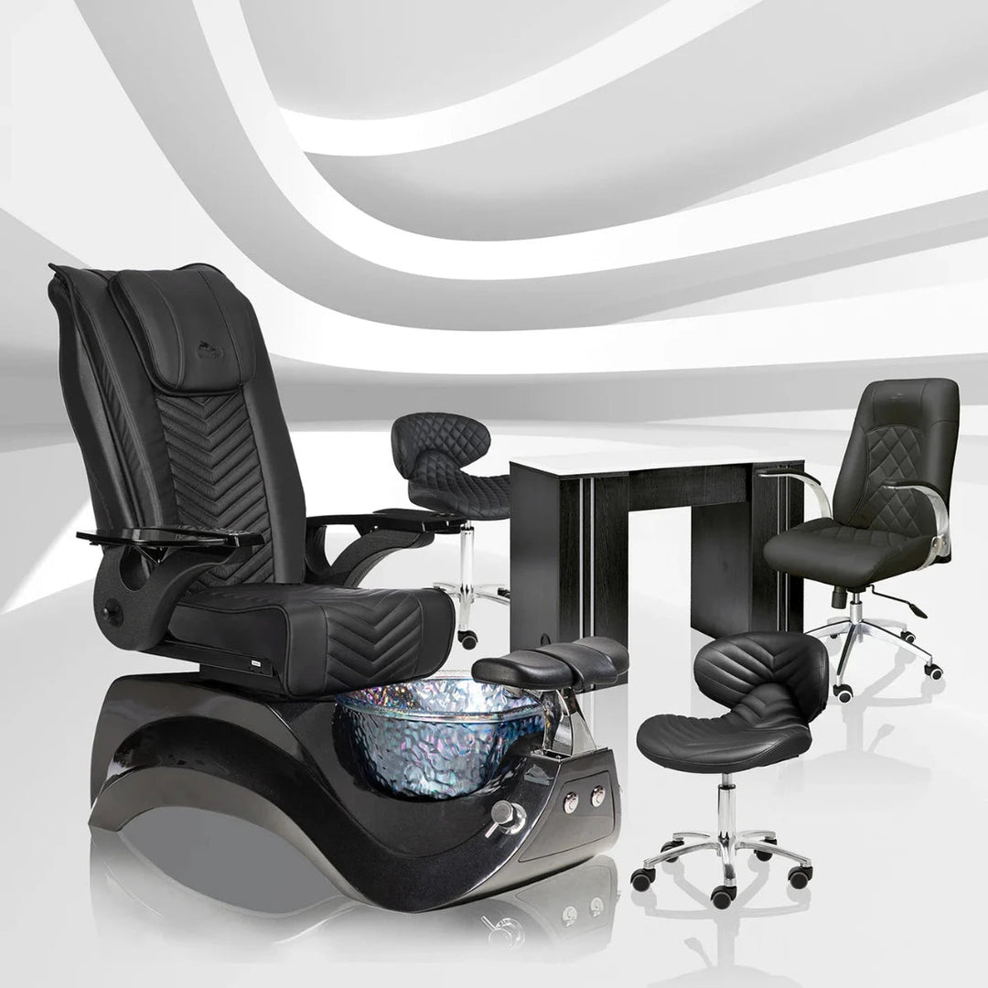 Alden Crystal Pedicure Chair Package Deal