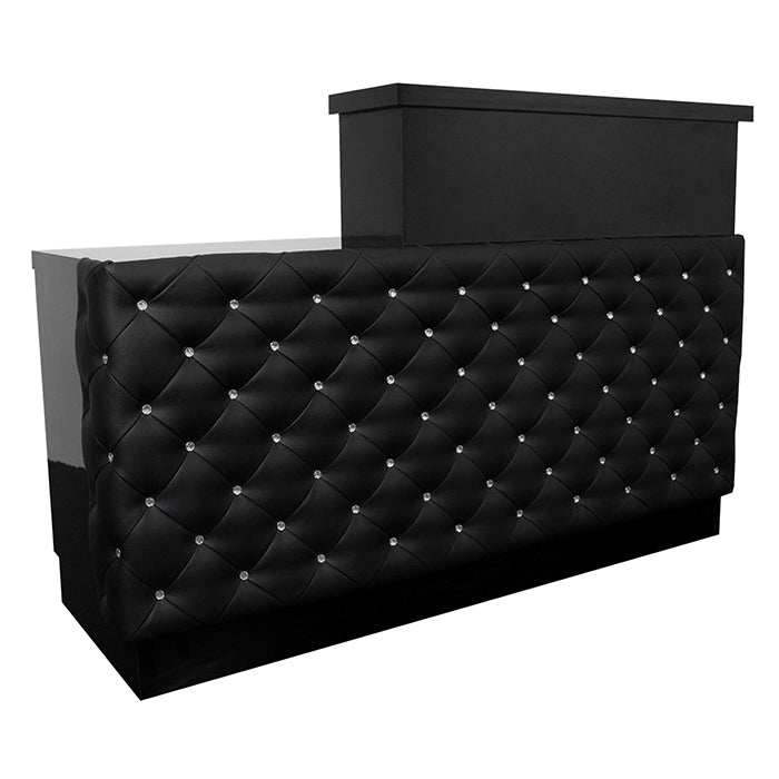 Lux Tufted Reception Desk With ADA Compliance