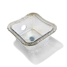  ANS - Square Glass Pedicure Bowl